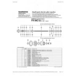 1 Corps De Roue Libre SHIMANO Y3AP98020 FH-M290-7-MC12 Alivio Complete Freewheel Body -Boutique Prologo 1 corps de roue libre shimano y3ap98020 fh m290 7 mc12 alivio complete freewheel body 1
