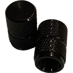 2 Bouchons De Valve BIKE PARTS Caps Shrader Noir