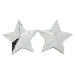 2 Bouchons De Valve TRIK TOPZ Etoile Caps Shrader Argent