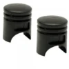 2 Bouchons De Valve TRIK TOPZ Piston Caps Shrader Noir