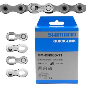 2 Maillons/Attaches Rapides SHIMANO SM-CN900-11 Quick-link 11 Vitesses 1 2 Maillons/Attaches Rapides SHIMANO SM-CN900-11 Quick-link 11 Vitesses