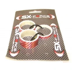 3 Bagues/Entretoises De Direction SX FORCE Carbone