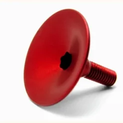 Bouchon/Vis ABSOLUTE BLACK Integrated Top Cap Rouge