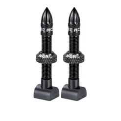 Kit De 2 Valves Tubeless KCNC Aluminium 50mm Noir