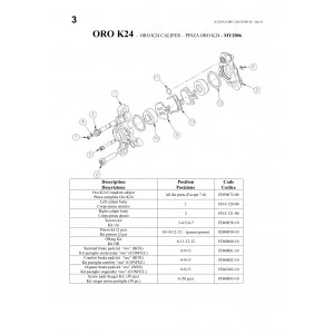 Kit Vis Etrier FORMULA FD40058-10 ORO K24 2006-07 / BIANCO 2007/ Caliper Screw 2 Kit Vis Etrier FORMULA FD40058-10 ORO K24 2006-07 / BIANCO 2007/ Caliper Screw – Image 2