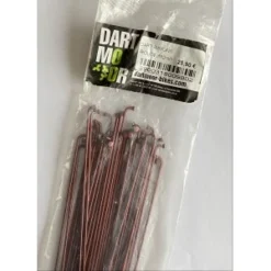 Pack De 36 Rayons DARTMOOR Spokes Acier / 182mm Rouge
