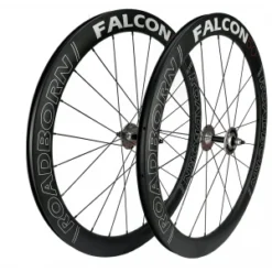 Paire De Roues Piste ROADBORN FALCON 50 Carbone à Pneu 700 100/120mm