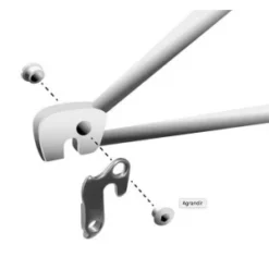 Marwi Patte De Dérailleur GH-005 (12784) (D56)/ MBK LAPIERRE CUBE TREK KHS CANYON / Hanger / Schaltauge -Boutique Prologo patte de derailleur gh 005 12784 d56 mbk lapierre cube trek khs canyon hanger schaltauge 4