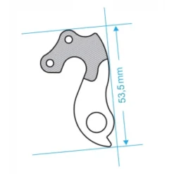 Marwi Patte De Dérailleur GH-080 BH BMC CANYON GO SPORT MARIN VITUS STEVENS (D87) / Hanger / Schaltauge -Boutique Prologo patte de derailleur gh 080 d87 hanger schaltauge 2