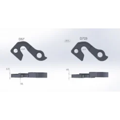 Patte De Dérailleur PILO D57 GT Bicycles (GH-100) / Hanger / Schaltauge 5 Patte De Dérailleur PILO D57 GT Bicycles (GH-100) / Hanger / Schaltauge -Boutique Prologo patte de derailleur pilo d57 gt bicycles gh 100 hanger schaltauge 2