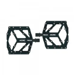 Pédales Plates KCNC SYNC PEDIA 2 Ti-dlc Slim 10mm / Noir / 230 Gr.