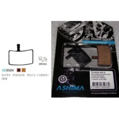 Plaquettes ASHIMA AD0504-SM Semi Metal HAYES Stroker Trail / Carbon / Gram