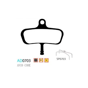 Plaquettes ASHIMA AD0703-SM Semi Metal AVID CODE Avant 2011) 3 Plaquettes ASHIMA AD0703-SM Semi Metal AVID CODE Avant 2011) – Image 3