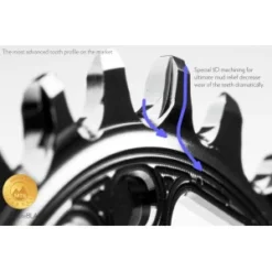 Plateau ABSOLUTE BLACK OVAL Shimano XT M8000 - SLX M7000 96bcd Narrow Wide / 30-32 T. Noir -Boutique Prologo plateau absolute black oval shimano xt m8000 slx m7000 96bcd narrow wide noir 3