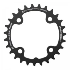 Plateau STRONGLIGHT CT2 Sram 80mm 27 Dents 2x10 Noir X7 X9 X0 Ceramic Teflon