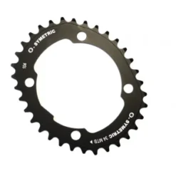 Plateau STRONGLIGHT Osymetric 104mm 34 Dents Noir