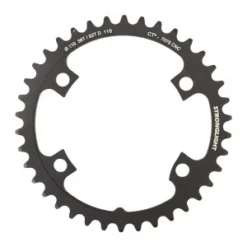 Plateau STRONGLIGHT Shimano Dura Ace FC-R9100 CT2 110mm 38 Dents Intérieur 11v. Noir Ceramic Teflon