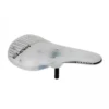 Selle Bmx ELEVN Pivotal Seat Expert Rouge Bleu Blanc Trans.