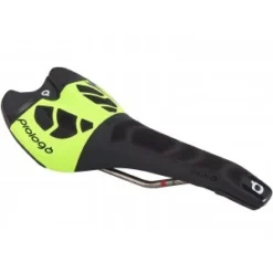 Selle PROLOGO NEW NAGO EVO CPC Tirox 134mm Noir & Jaune Fluo