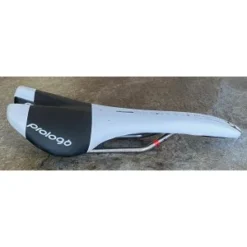 Selle PROLOGO NEW NAGO EVO Tirox 134mm Blanc & Noir -Boutique Prologo selle prologo new nago evo tirox 134mm blanc noir 1