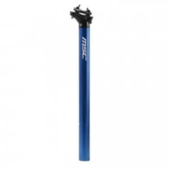 Tige De Selle MSC STRAIGHT Alu 30,9 X 400mm Bleu